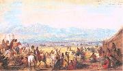 Miller, Alfred Jacob Encampment on Green River china oil painting reproduction